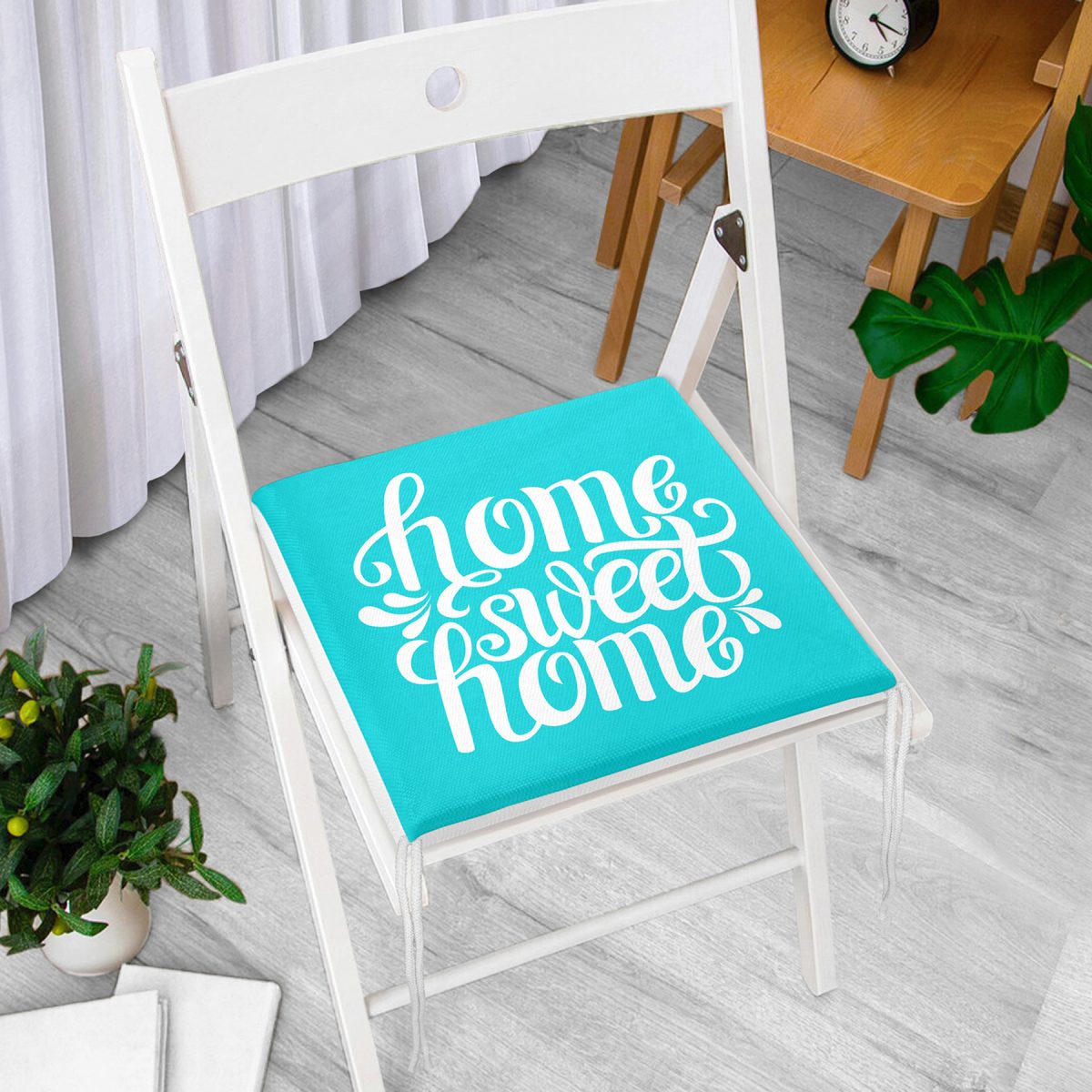 Home Sweet HomeDekorati Kare Sandalye Minderi 40x40cm ermuarlı Realhomes