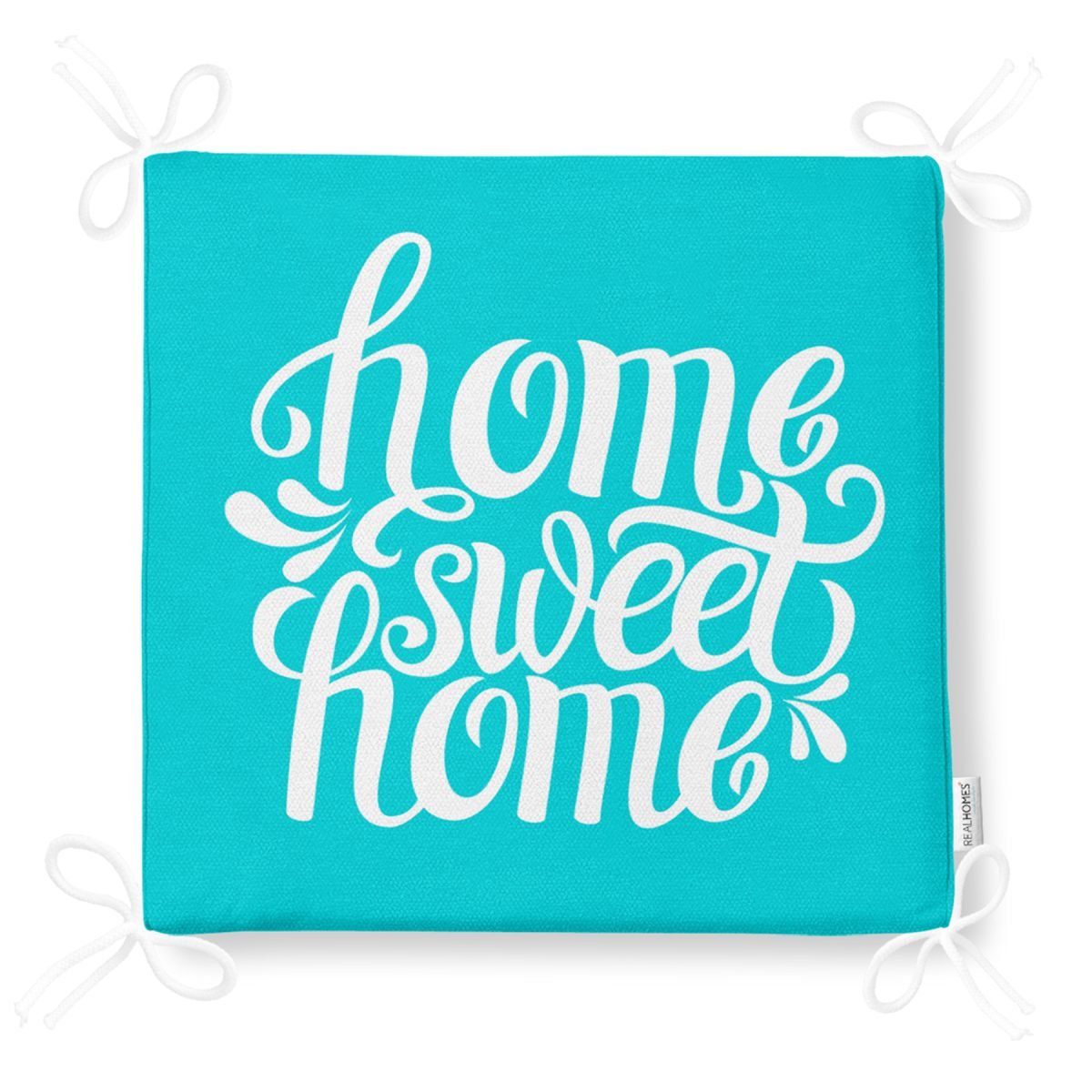 Home Sweet HomeDekorati Kare Sandalye Minderi 40x40cm ermuarlı Realhomes